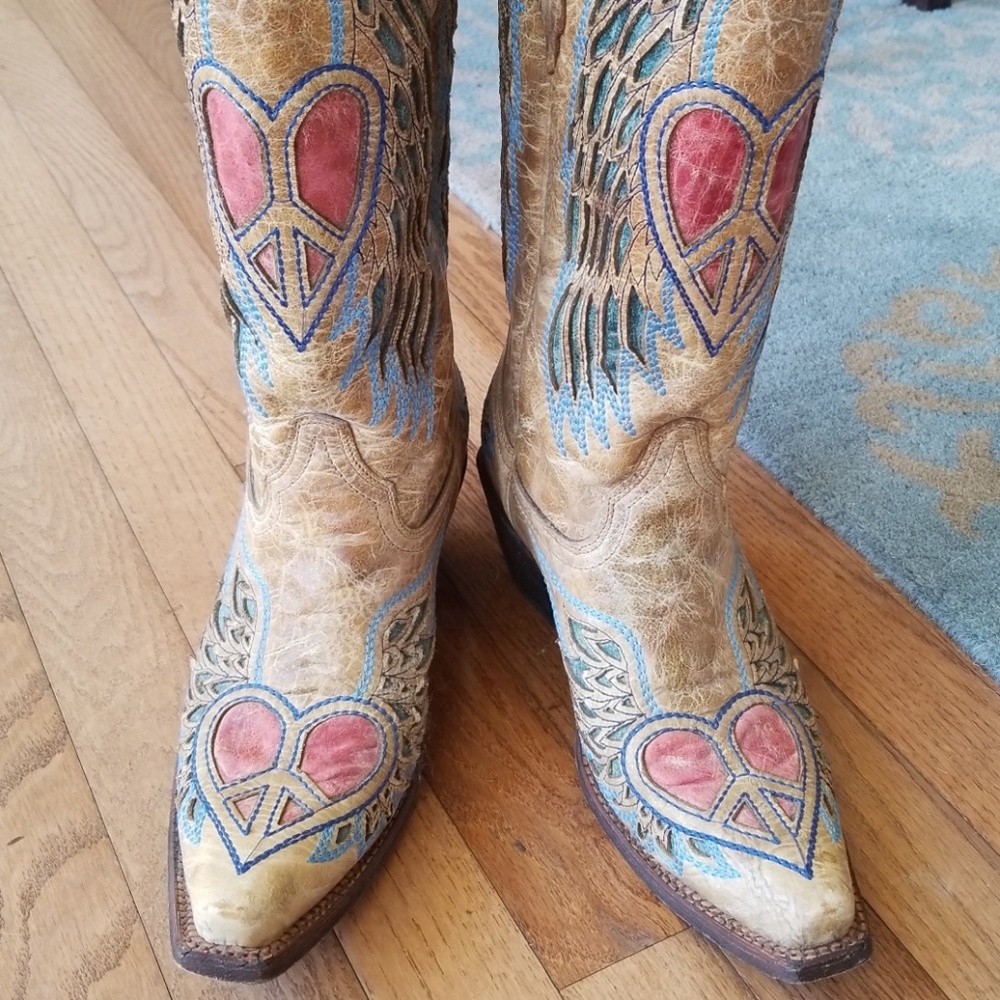 Vintage Corral ladies leather cowboy boots